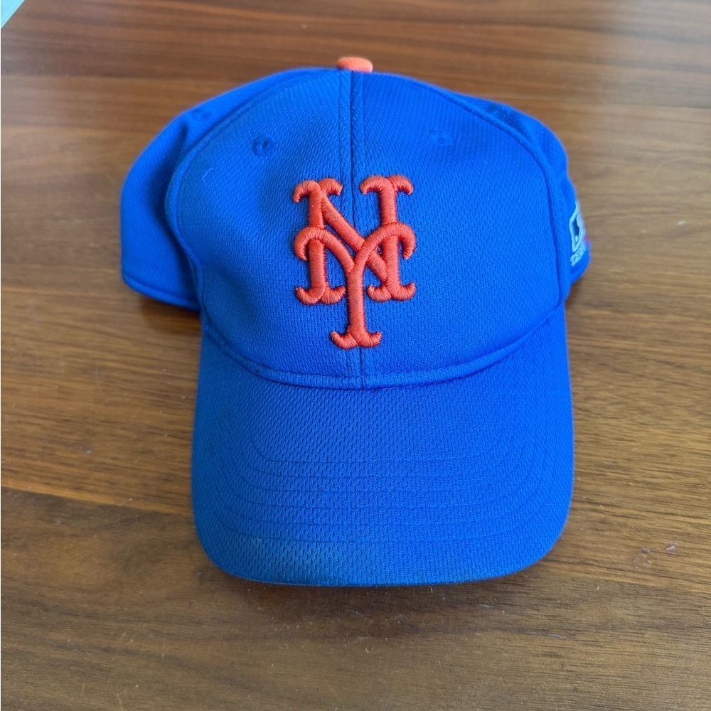 New Era New York Mets MLB Blue Cap with Orange Embroidery